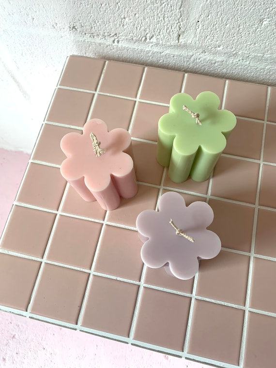 Flower Power Candle