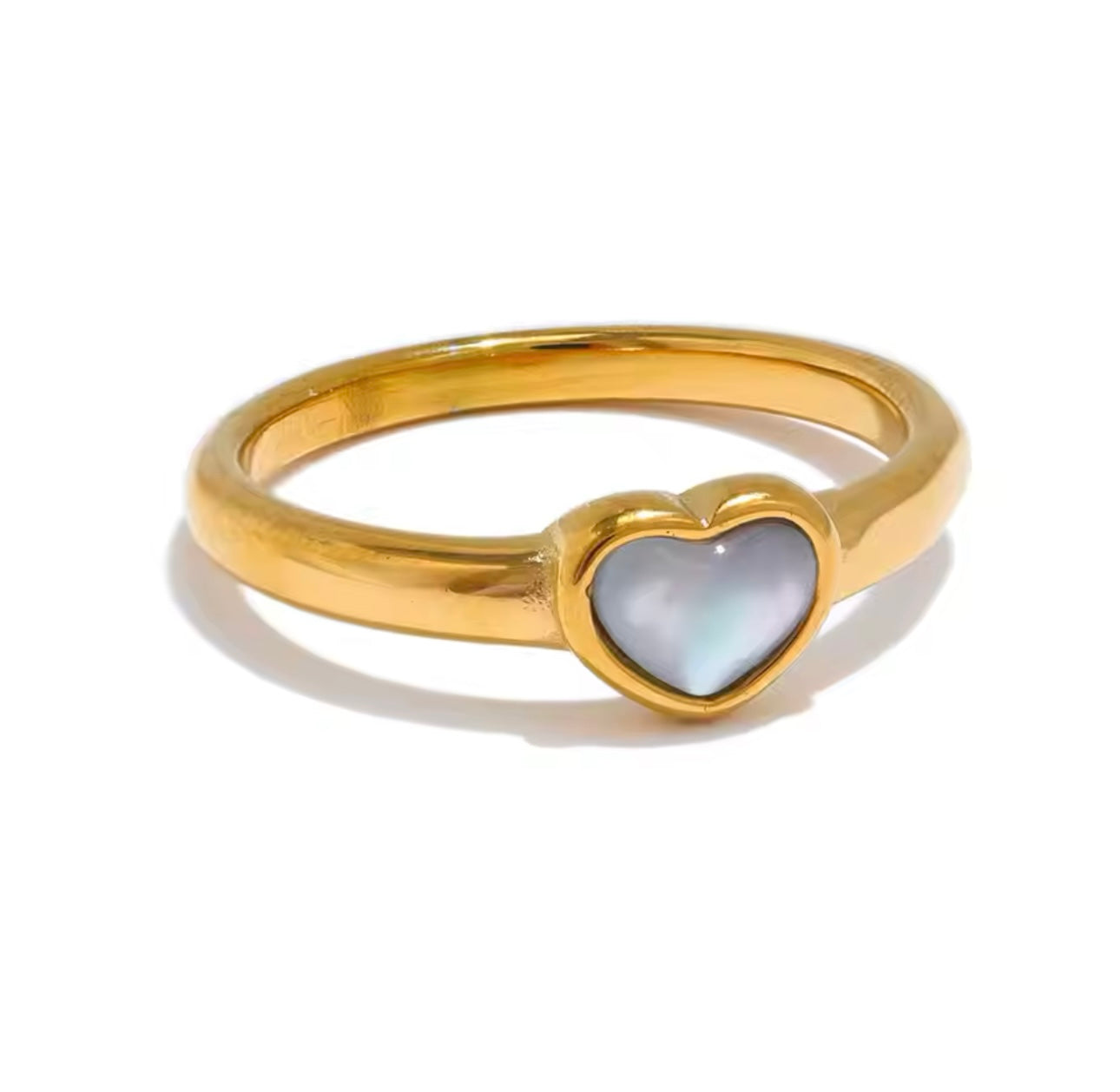 Pearl Heart Ring