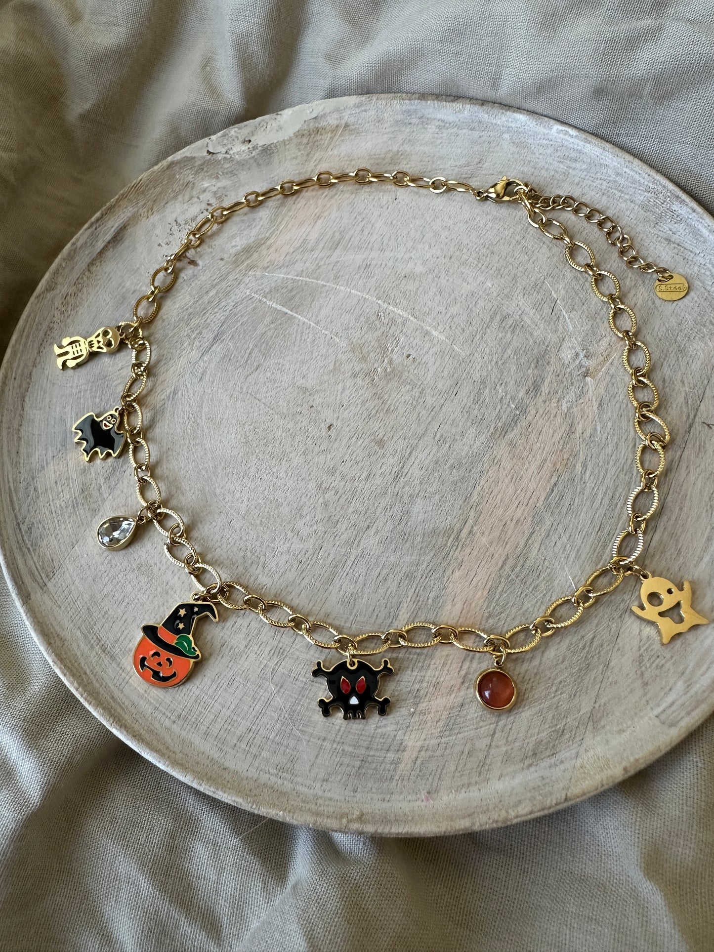 Pumpkin Charm Necklace